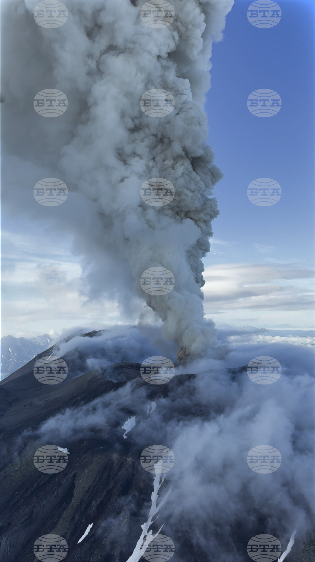 Russia Volcanic Eruption