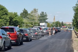 Плевен - катастрофа - полицейски автомобил