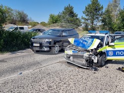 Плевен - катастрофа - полицейски автомобил