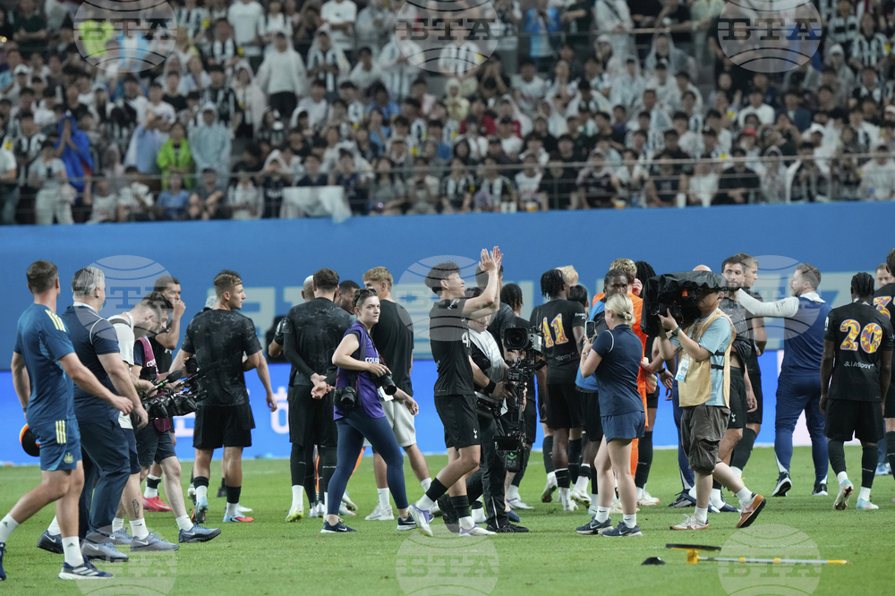 South Korea Soccer Tottenham Hotspur Newcastle United