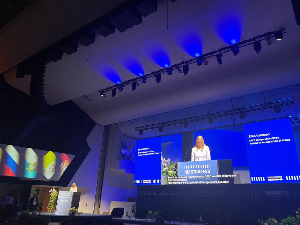 България взе участие в Конференцията на високо равнище по случай 50-та годишнина от подписването на Заключителния акт от Хелзинки