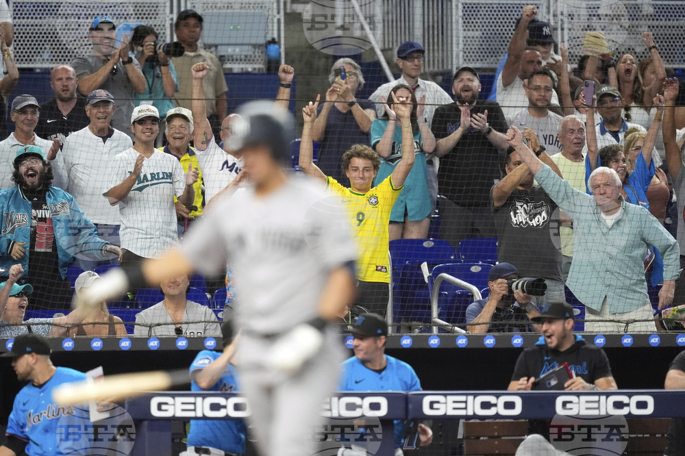 Yankees Marlins Baseball