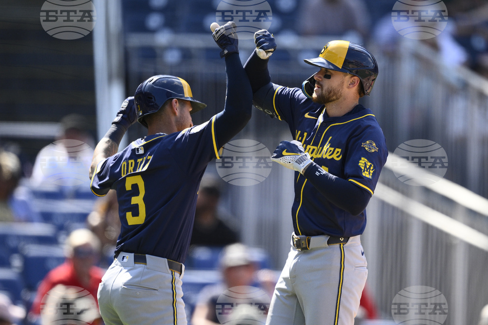 Brewers Nationals Baseball