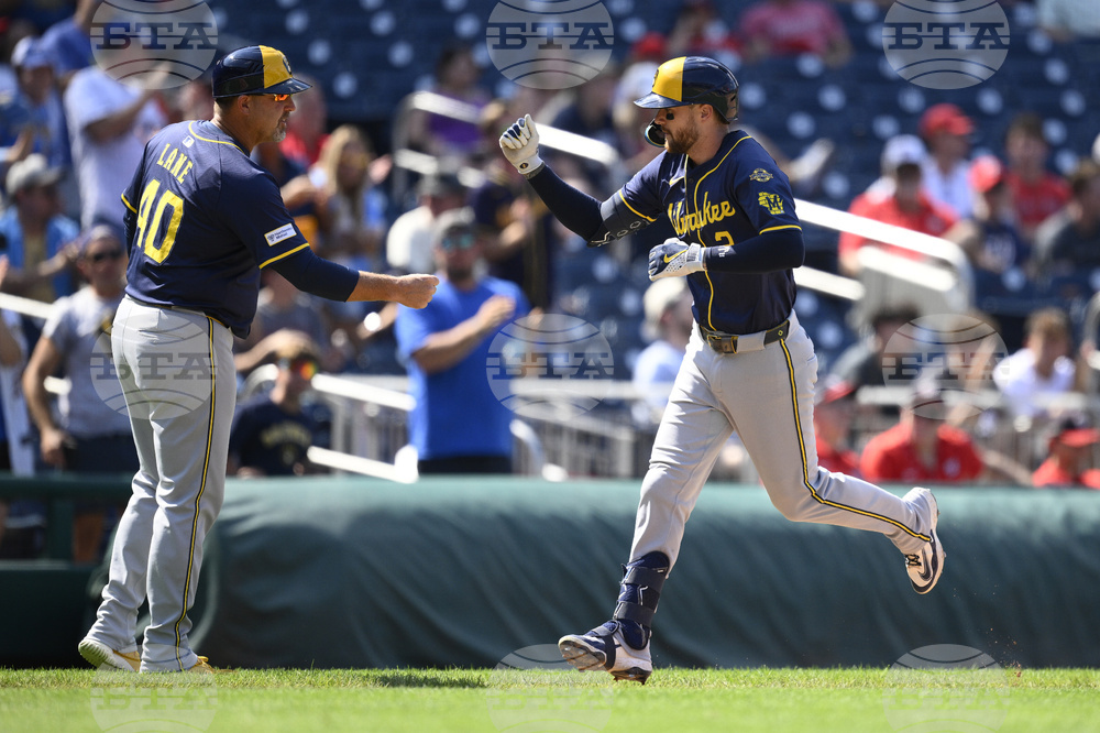 Brewers Nationals Baseball