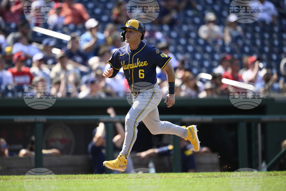 Brewers Nationals Baseball