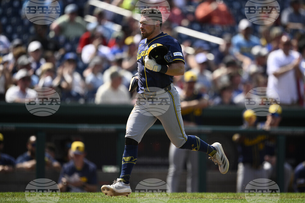 Brewers Nationals Baseball