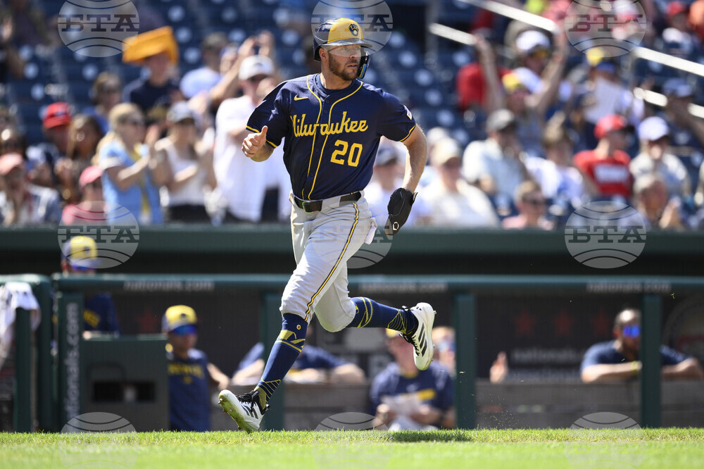 Brewers Nationals Baseball