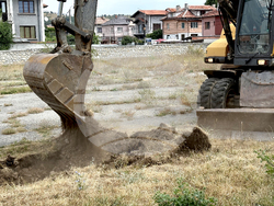 Самоков - Обединено училище „Неофит Рилски“ - физкултурен салон - първа копка