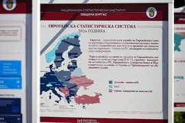 Бургас - "145 години българска статистика" - изложба