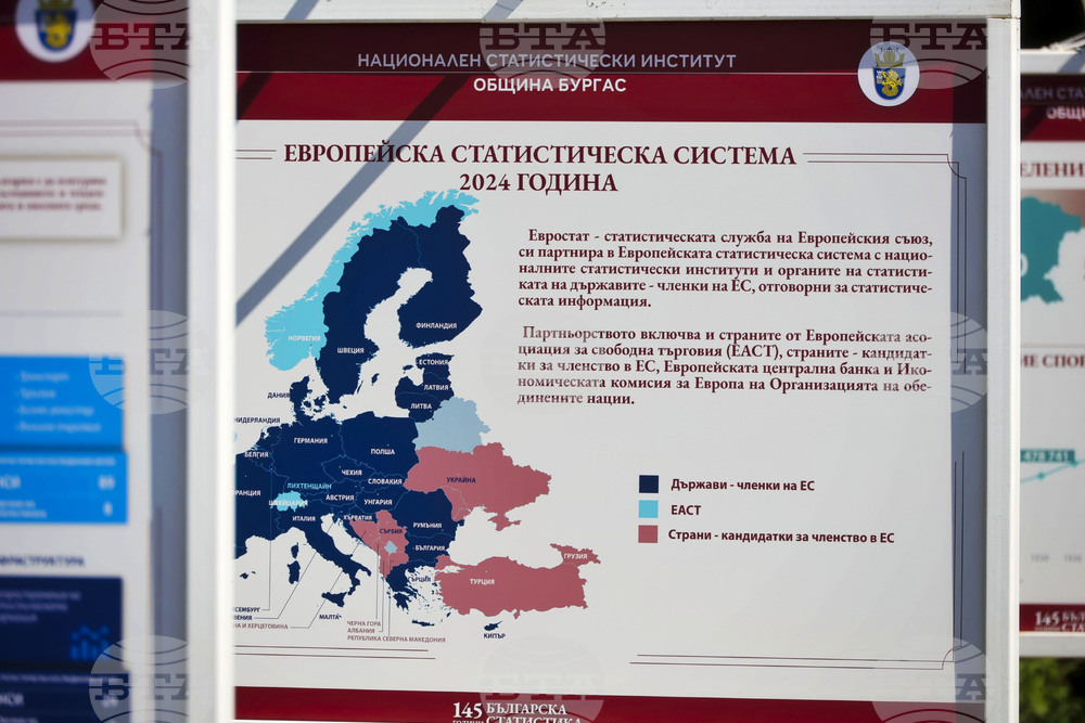 Бургас - "145 години българска статистика" - изложба