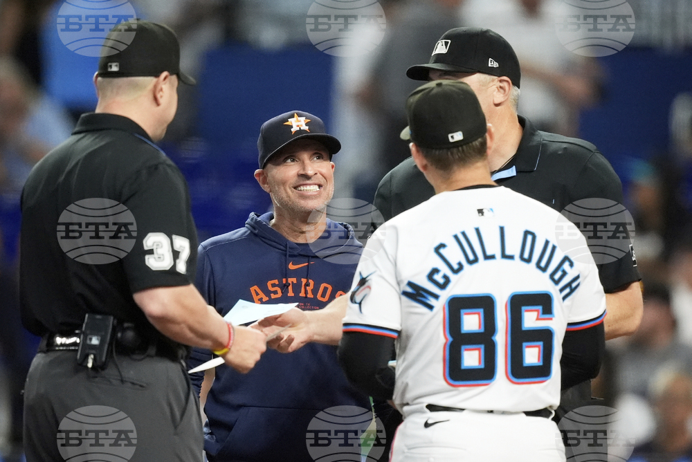 Astros Marlins Baseball