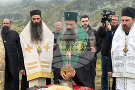 Рила планина - патриарх Даниил - „Рилският Чудотворец“ - водосвет