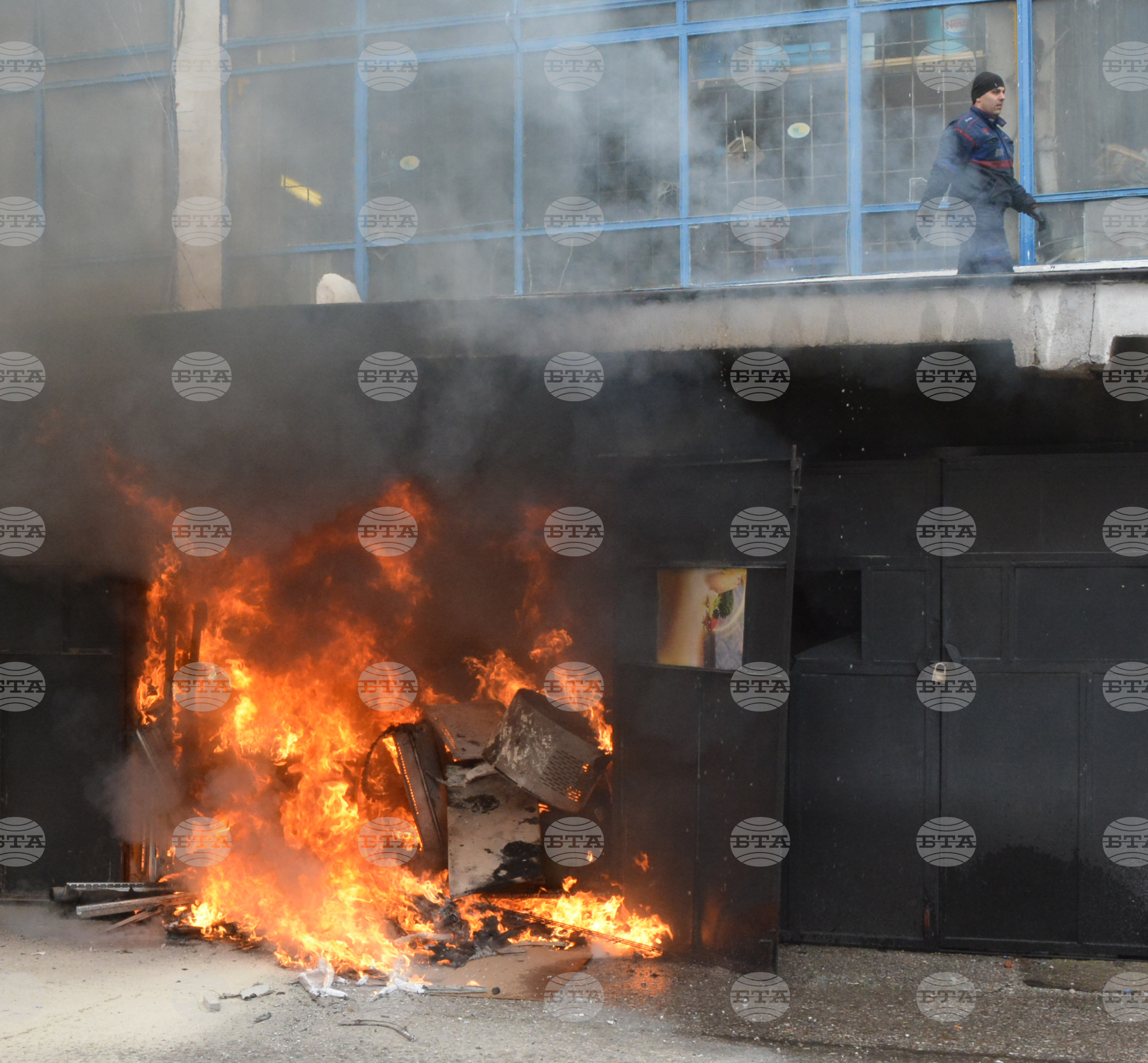 Хасково - пожар