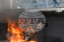 Хасково - пожар