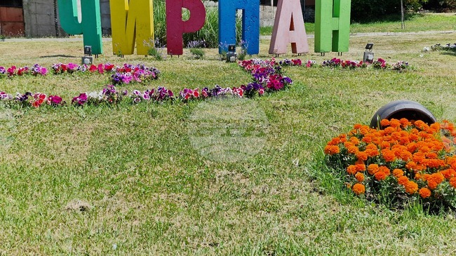 Чирпан посрещна Баба Марта с украса, създадена от деца