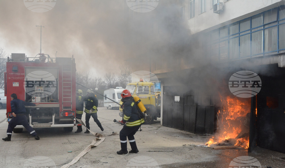 Хасково - пожар