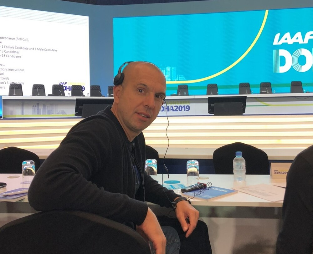 Новият президент на БФЛА дава премии за състезатели и треньори за Европейското първенство по лека атлетика до 20 години