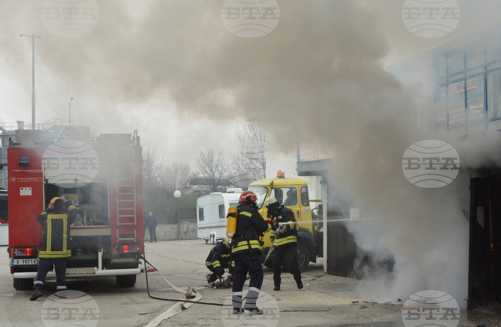 Хасково - пожар