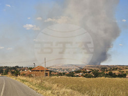 Село Доситеево - пожар - BG-Alert