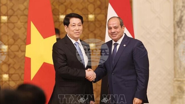 ВНА: Президентите на Виетнам и Египет се споразумяха за всеобхватно партньорство между двете страни 