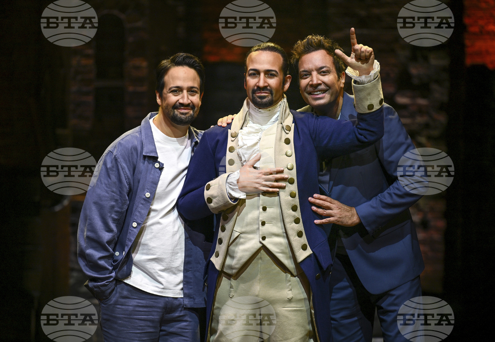 Lin-Manuel Miranda "Hamilton" Wax Figure Unveiling