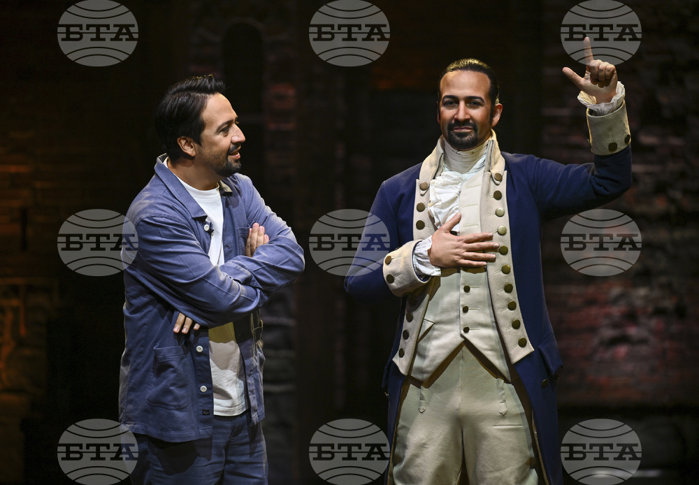 Lin-Manuel Miranda "Hamilton" Wax Figure Unveiling