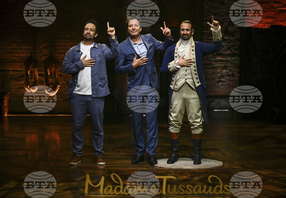 Lin-Manuel Miranda "Hamilton" Wax Figure Unveiling