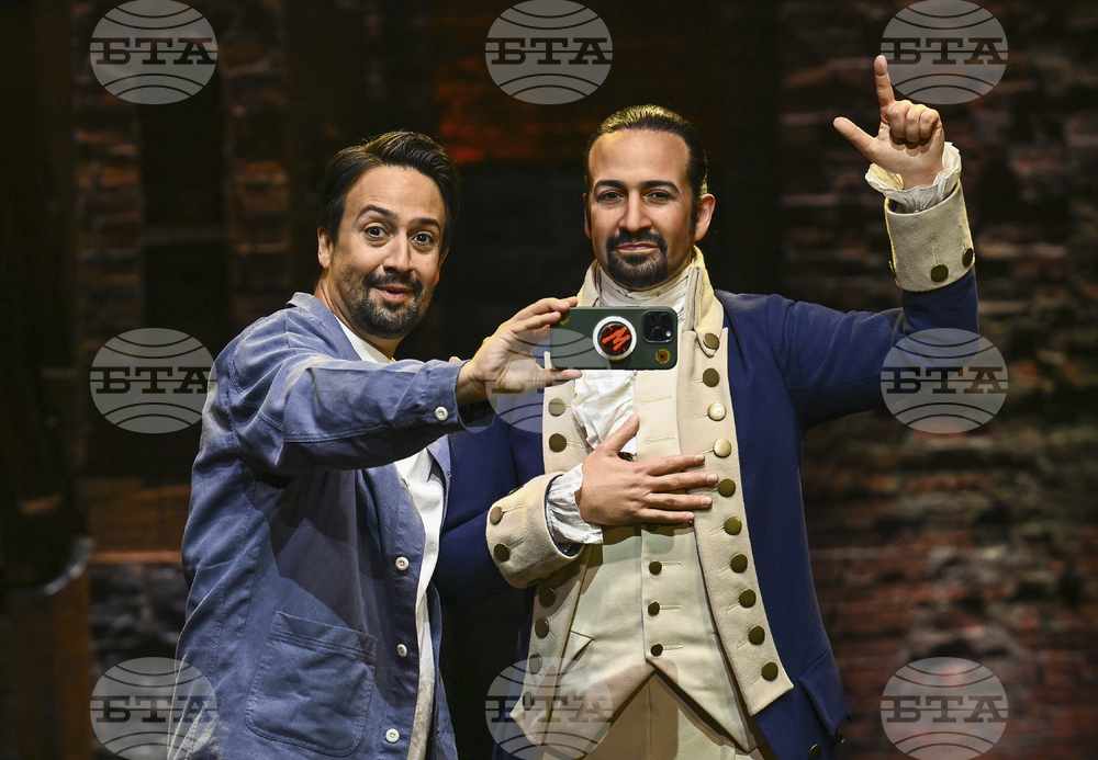 Lin-Manuel Miranda "Hamilton" Wax Figure Unveiling