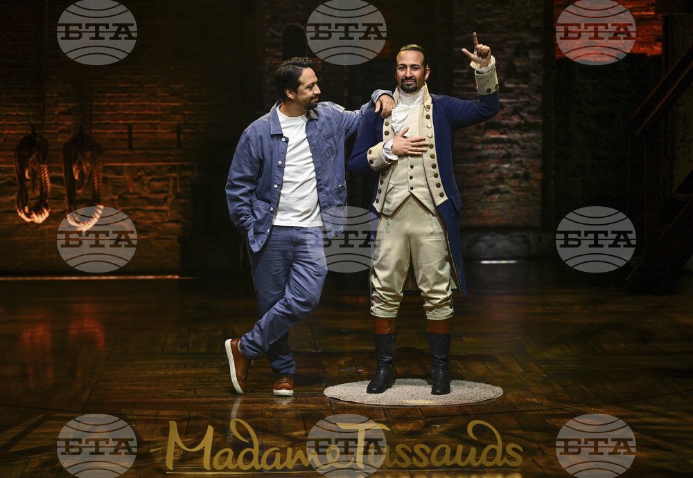 Lin-Manuel Miranda "Hamilton" Wax Figure Unveiling