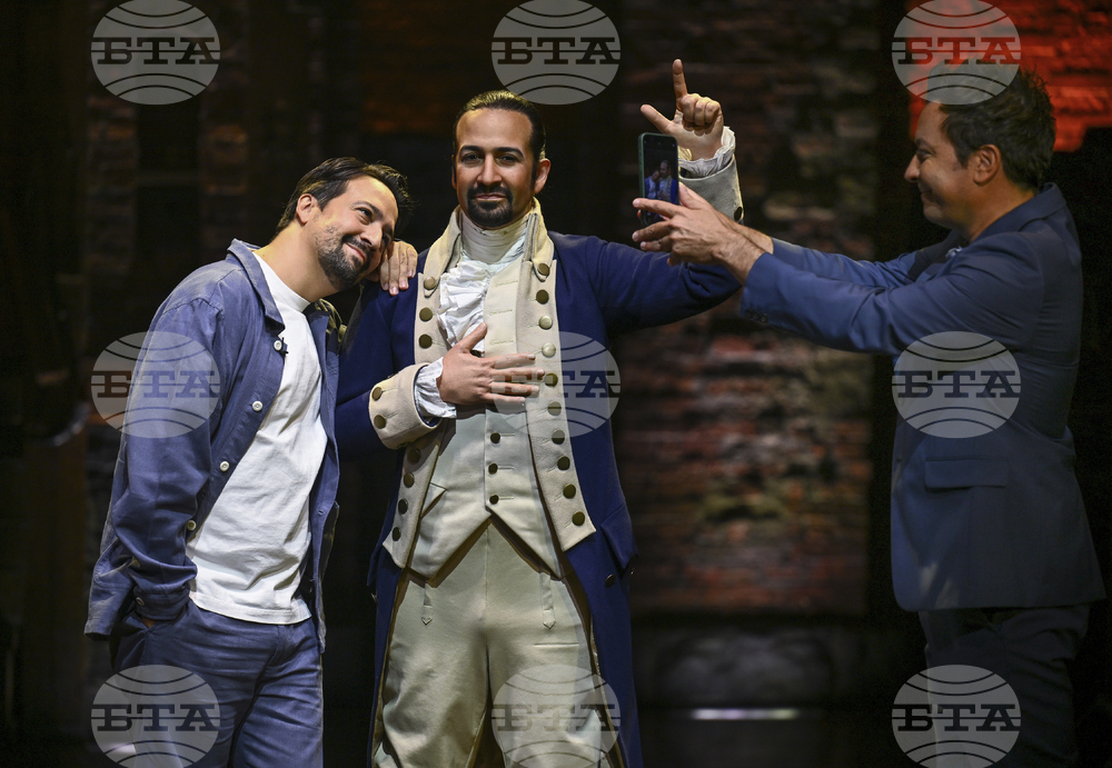 Lin-Manuel Miranda "Hamilton" Wax Figure Unveiling