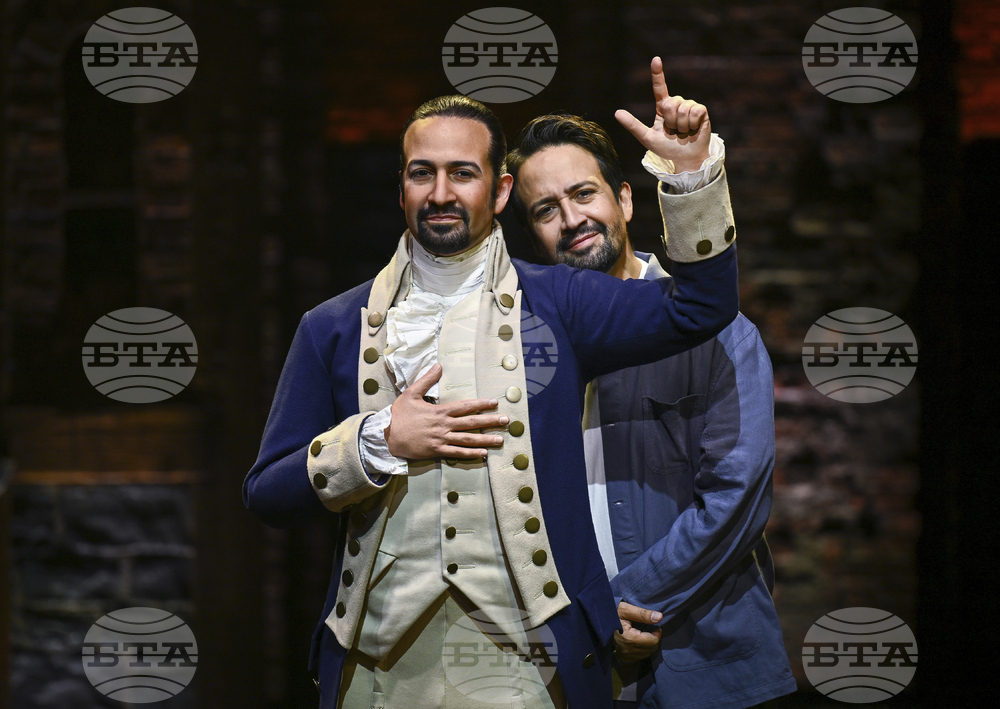 Lin-Manuel Miranda "Hamilton" Wax Figure Unveiling