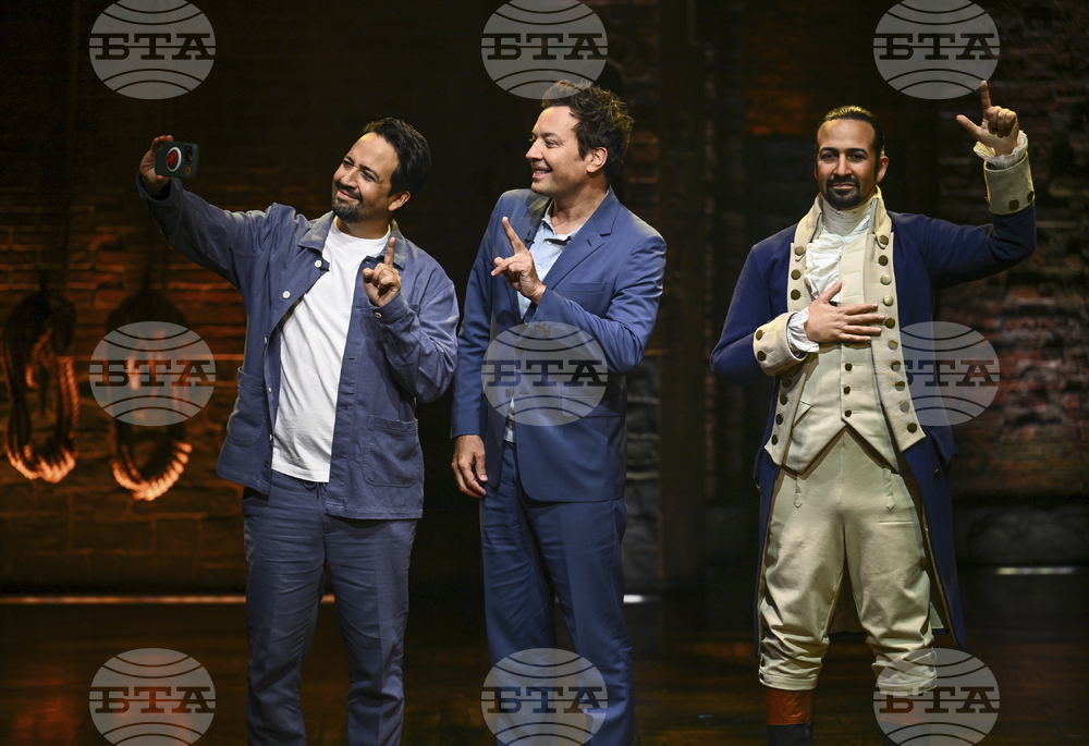 Lin-Manuel Miranda "Hamilton" Wax Figure Unveiling