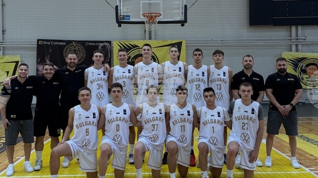 Селекционерът Милен Дудев избра състава на България за Еврошампионата по баскетбол за момчета до 16 години в Северна Македония