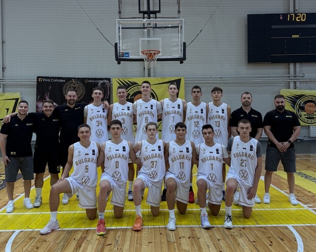 Селекционерът Милен Дудев избра състава на България за Еврошампионата по баскетбол за момчета до 16 години в Северна Македония