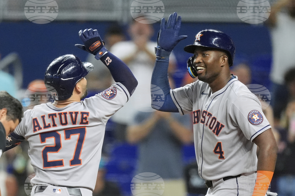 Astros Marlins Baseball