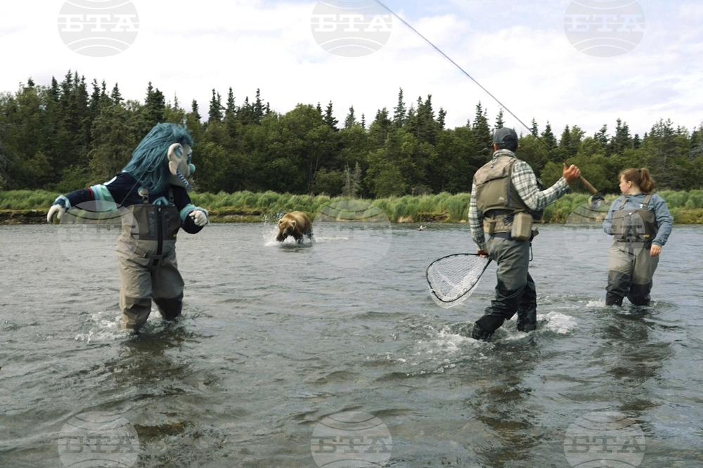 NHL Mascot Bear Encounter