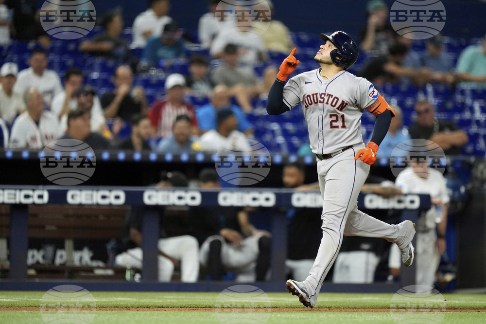 Astros Marlins Baseball