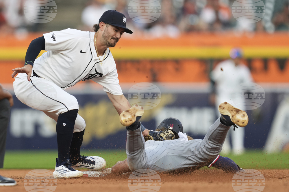Twins Tigers Baseball