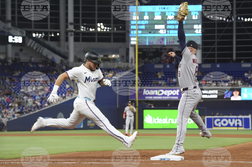 Astros Marlins Baseball