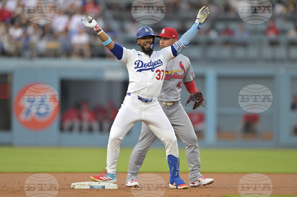 Cardinals Dodgers Baseball