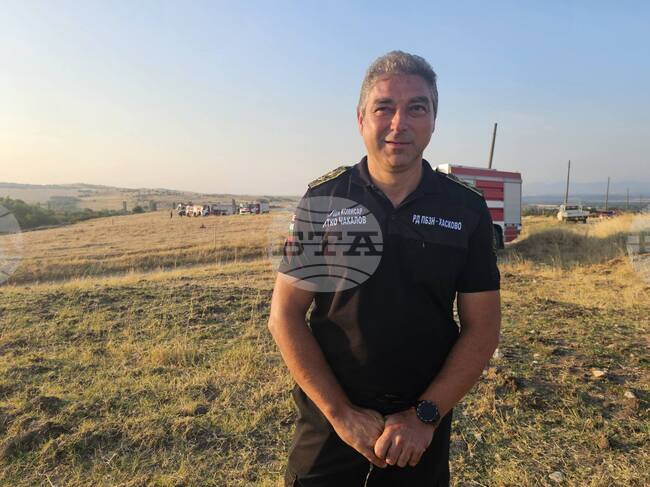 Wildfire near Harmanli Eases, Village of Dositeevo Out of Danger