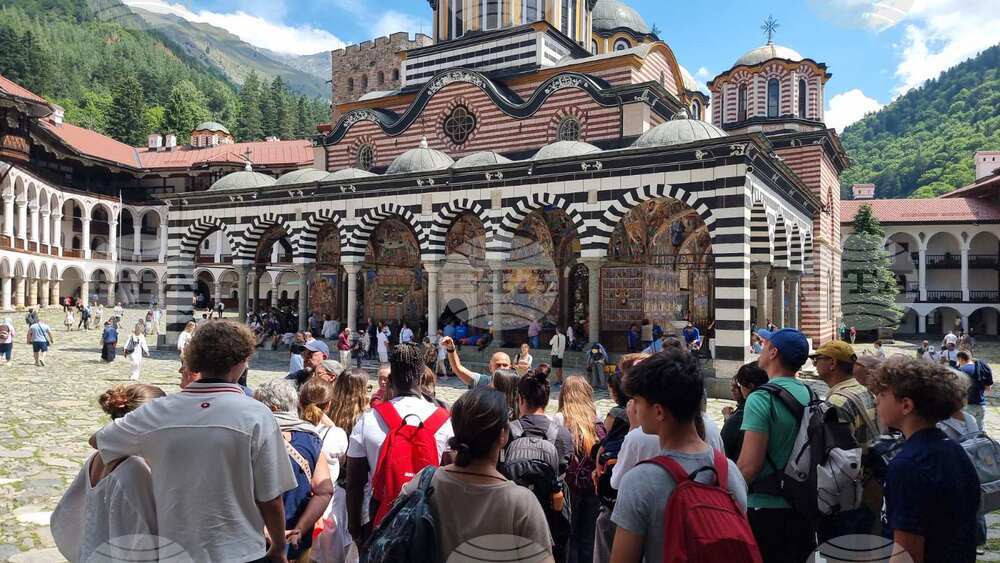 Pilgrims on the Miracle Worker of Rila Trail Reach the Rila Monastery