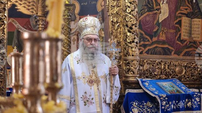 Всеки Божи ден трябва с молитва да търсим общение с Бога, каза на Преображение игуменът на Рилския манастир епископ Евлогий