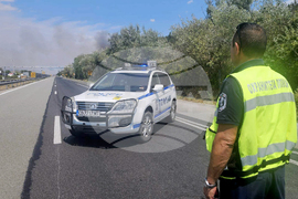 Харманли - автомагистрала „Марица” - пожар