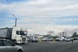 Харманли - автомагистрала „Марица” - пожар