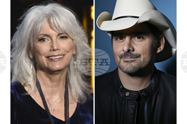 Брад Пейсли и Емилу Харис ще бъдат въведени в Залата на славата на текстописците в Нашвил