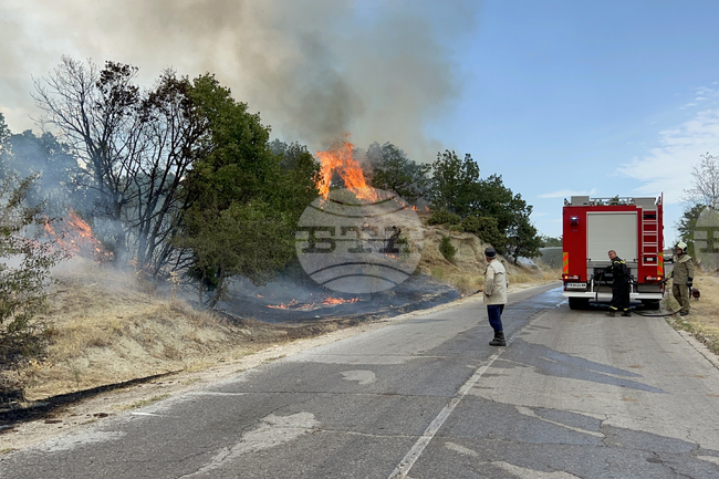 Над 100 пожара са потушени в страната през изминалото денонощие, един човек е пострадал