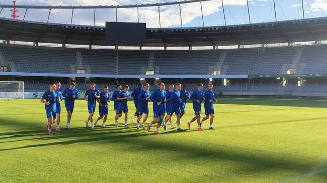 Арда Кърджали проведе официалната си тренировка в Каунас