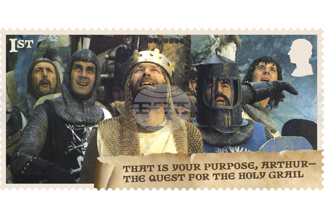 Британската Кралска поща почита трупата "Монти Пайтън" със серия марки