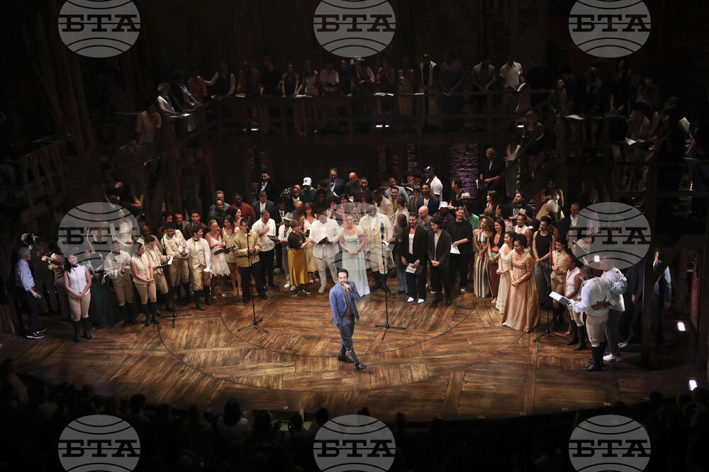 "Hamilton" 10th Anniversary Broadway Curtain Call